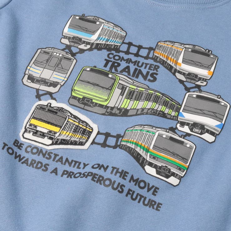【WEB限定】JR在来線電車裏毛トレーナー | こどもの森e-shop | 詳細画像4 
