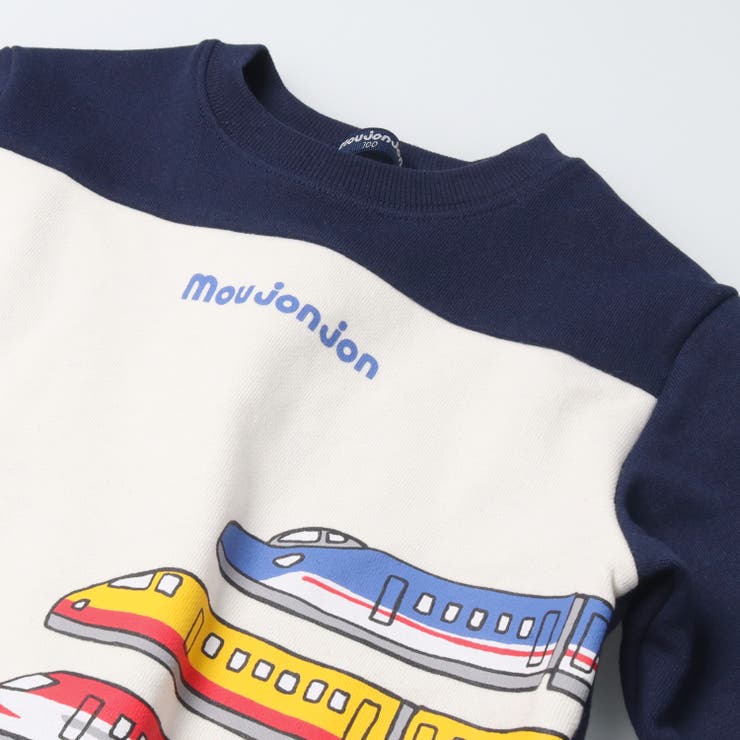 【WEB限定】電車プリント裏毛トレーナー | こどもの森e-shop | 詳細画像5 