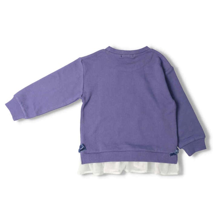 Moujonjon ロゴ刺繍裾シフォン裏毛トレーナー スウェット 品番 Mtik0003093 こどもの森e Shop コドモノモリイーショップ のキッズファッション通販 Shoplist ショップリスト