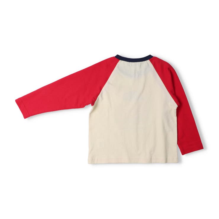 子供服moujonjon(ムージョンジョン)プリントラグラン長袖Ｔシャツ80cm～130cmM5480