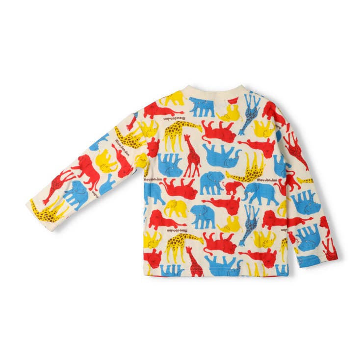 動物・車総柄接結長袖Ｔシャツ | こどもの森e-shop | 詳細画像2 