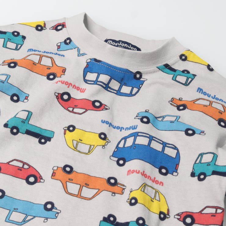 動物・車総柄接結長袖Ｔシャツ | こどもの森e-shop | 詳細画像3 