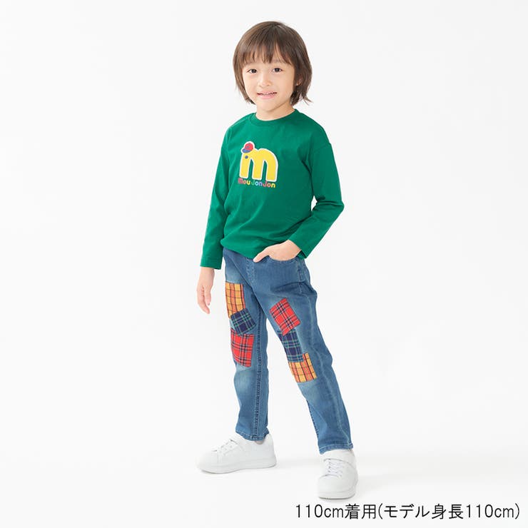 チェックパッチワークデニムパンツ | こどもの森e-shop | 詳細画像15 