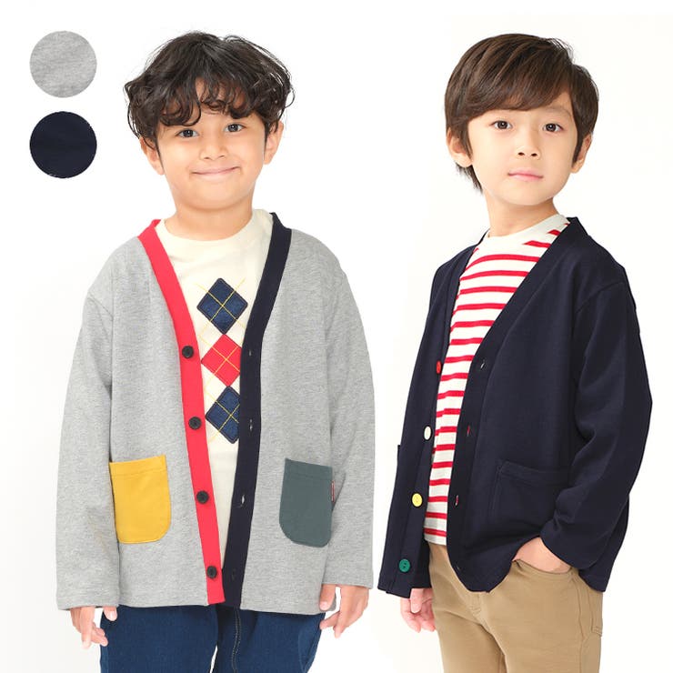ミニ裏毛カーディガン | こどもの森e-shop | 詳細画像1 