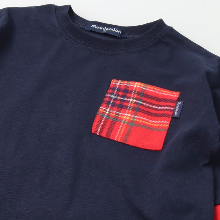 チェック切替長袖Tシャツ | こどもの森e-shop | 詳細画像3 