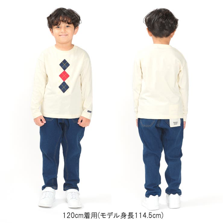 アーガイル・車ワッペン長袖Ｔシャツ | こどもの森e-shop | 詳細画像12 
