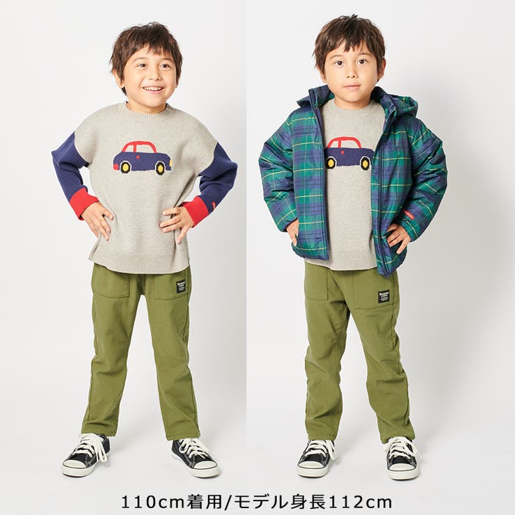 のびふわツイル裏微起毛無地長パンツ | こどもの森e-shop | 詳細画像13 
