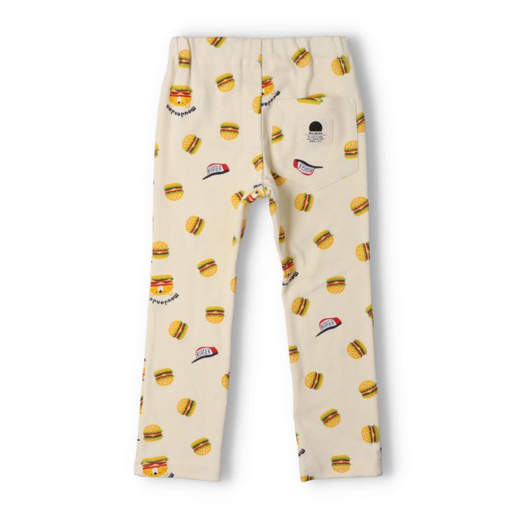 くまハンバーガー柄リップル長パンツ | こどもの森e-shop | 詳細画像2 