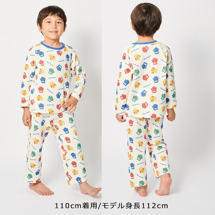 フクロウ柄キルト長袖パジャマ | こどもの森e-shop | 詳細画像10 