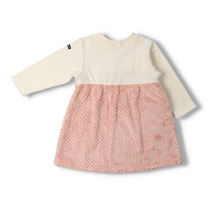 ブークレー裏起毛ボアリボン付ワンピース | こどもの森e-shop | 詳細画像4 