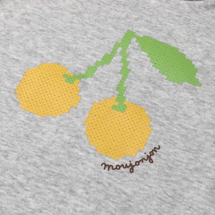 【子供服】moujonjon(ムージョンジョン)チェリーハイネック爆温裏起毛トレーナー80cm～140cmM60605
