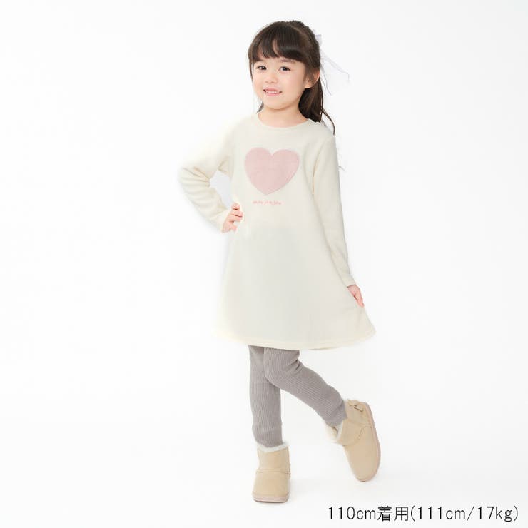 【子供服】moujonjon(ムージョンジョン)日本製ニットコールロングレギンス80cm～140cmM61004