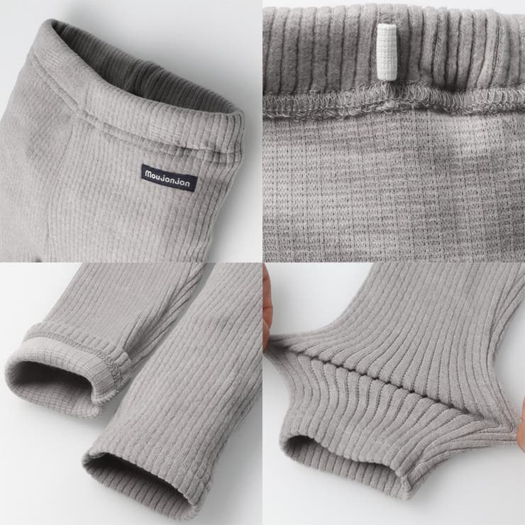 【子供服】moujonjon(ムージョンジョン)日本製ニットコールロングレギンス80cm～140cmM61004
