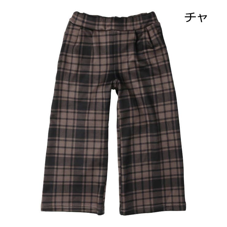 チェック柄ワイドパンツ・ズボン | こどもの森e-shop | 詳細画像2 