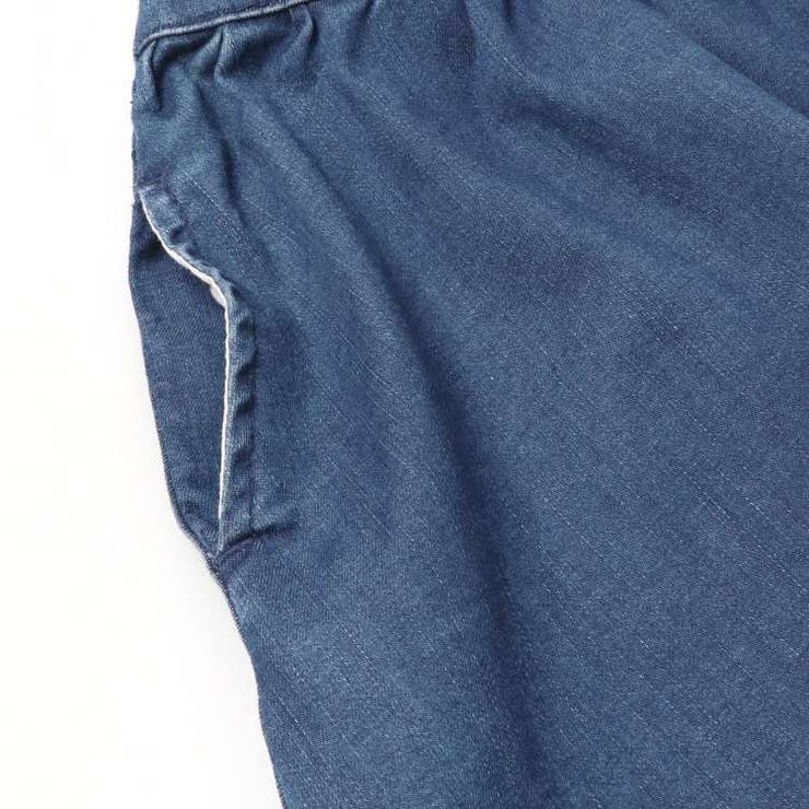 キルト風アップリケ付きデニムジャンスカ 90cm~140cm M62303 | こどもの森e-shop | 詳細画像7