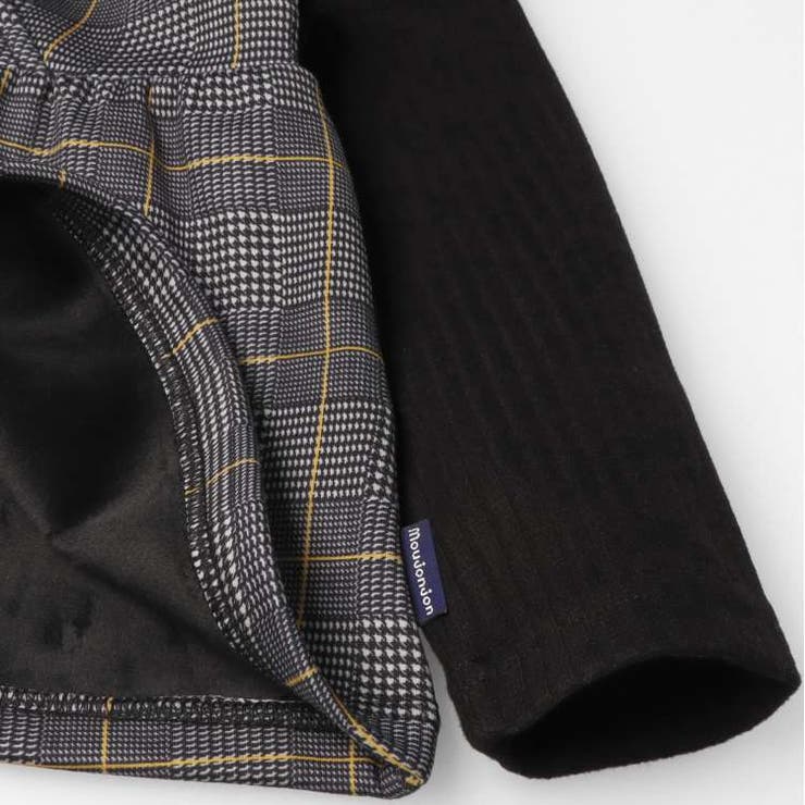 グレンチェック柄チュニック重ね着風トレーナー | こどもの森e-shop | 詳細画像5 