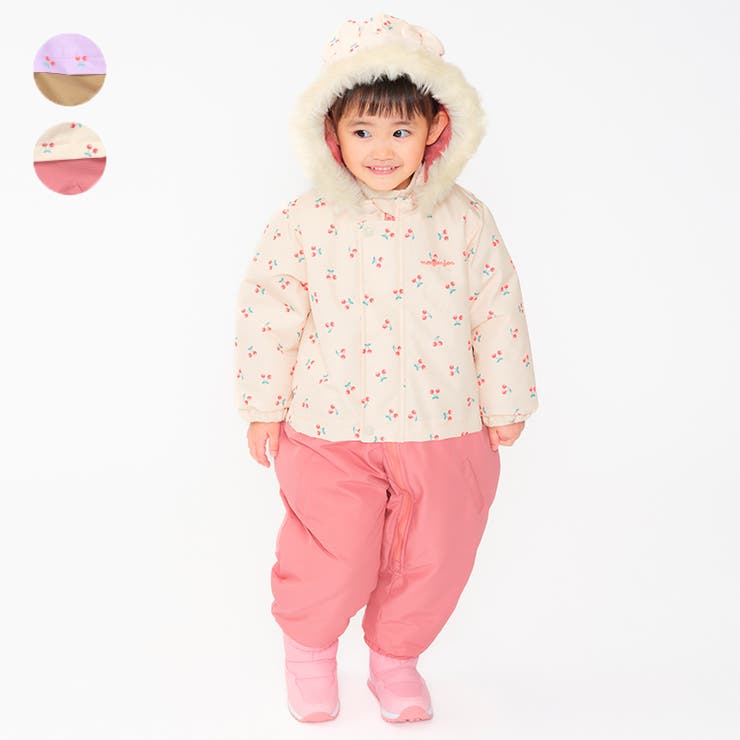 チェリー柄切替スノーコンビ | こどもの森e-shop | 詳細画像1 