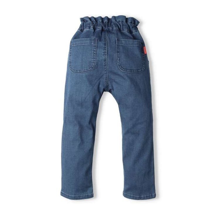 パッチワーク風ウエストフリルデニムパンツ 90cm～140cm M63000 | こどもの森e-shop | 詳細画像3 