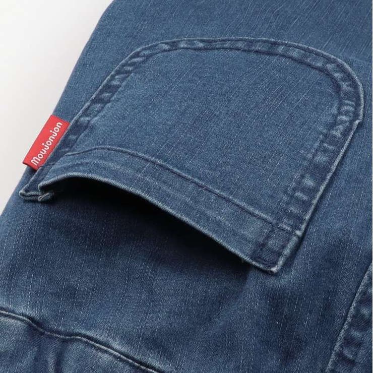 パッチワーク風ウエストフリルデニムパンツ 90cm～140cm M63000 | こどもの森e-shop | 詳細画像5 