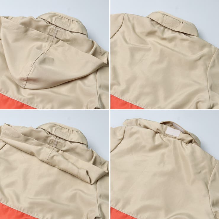 フード衿収納タフタバイカラージャケット | こどもの森e-shop | 詳細画像11 