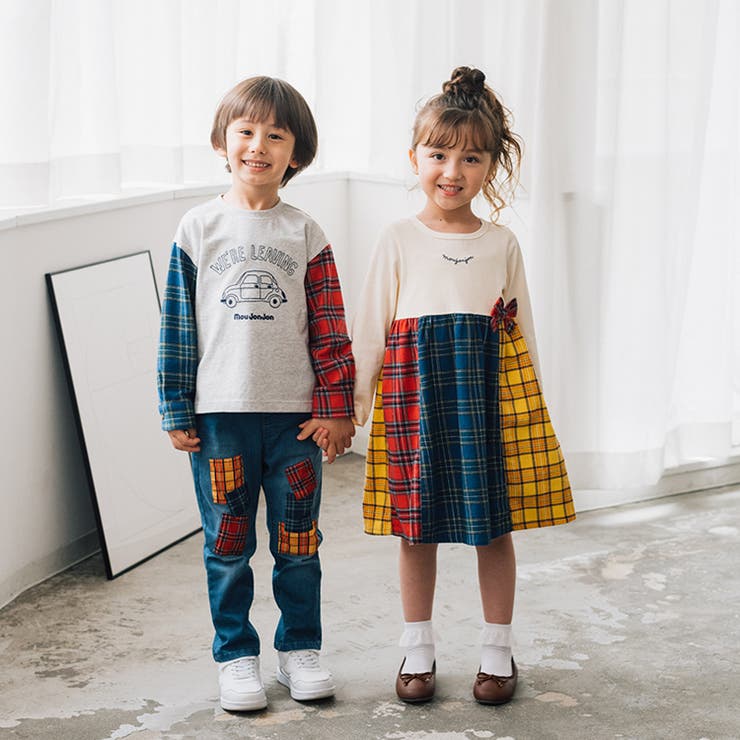 チェック切替長袖ワンピース | こどもの森e-shop | 詳細画像13 