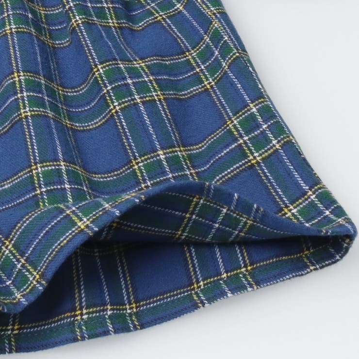 ビスチェ付ネルチェック柄長袖ワンピース | こどもの森e-shop | 詳細画像7 