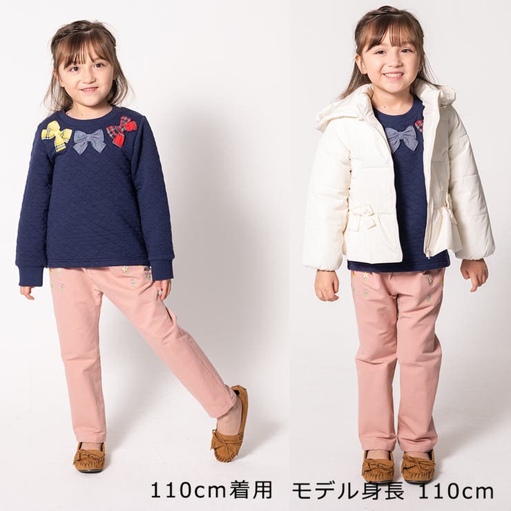 リボン付きニットキルトトレーナー | こどもの森e-shop | 詳細画像8 