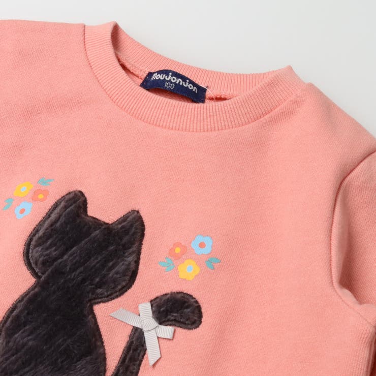 ネコボアアップリケ裏毛トレーナー | こどもの森e-shop | 詳細画像5 