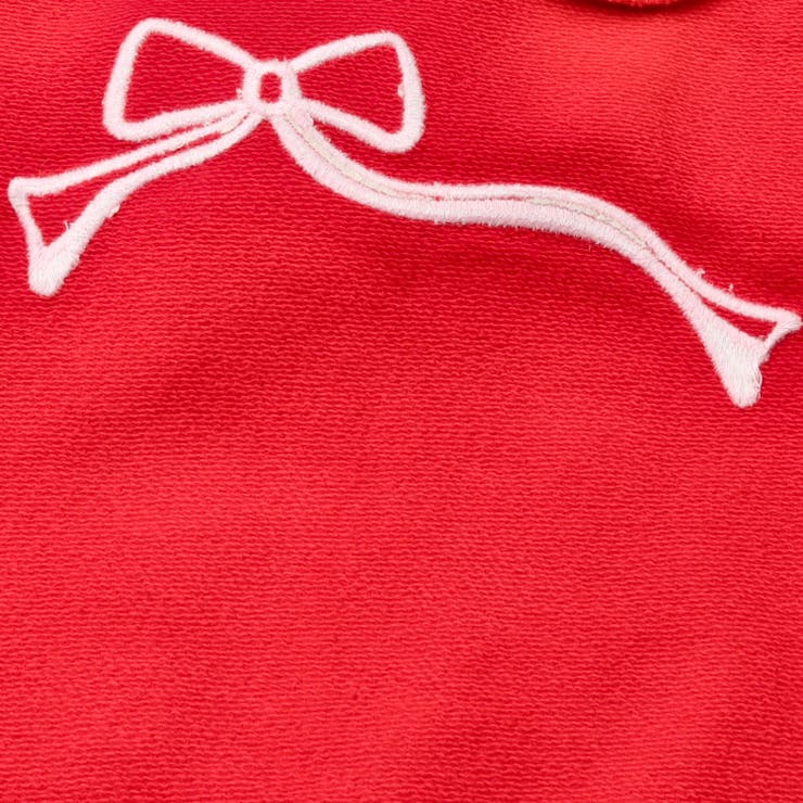 りぼんアップリケハートプリント裏毛トレーナー | こどもの森e-shop | 詳細画像5 