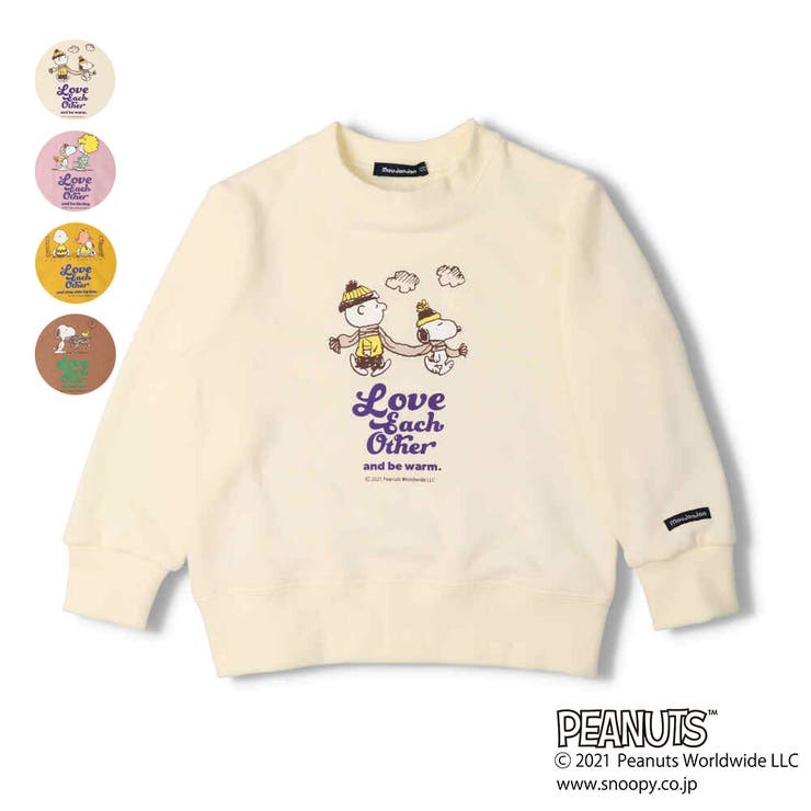 Moujonjon 日本製スヌーピー裏毛トレーナー キッズ 品番 Mtik こどもの森e Shop コドモノモリイーショップ のキッズファッション通販 Shoplist ショップリスト