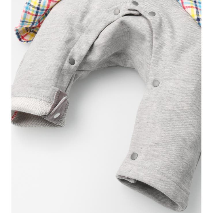 チェックスカート裏毛長袖ロンパース | こどもの森e-shop | 詳細画像5 