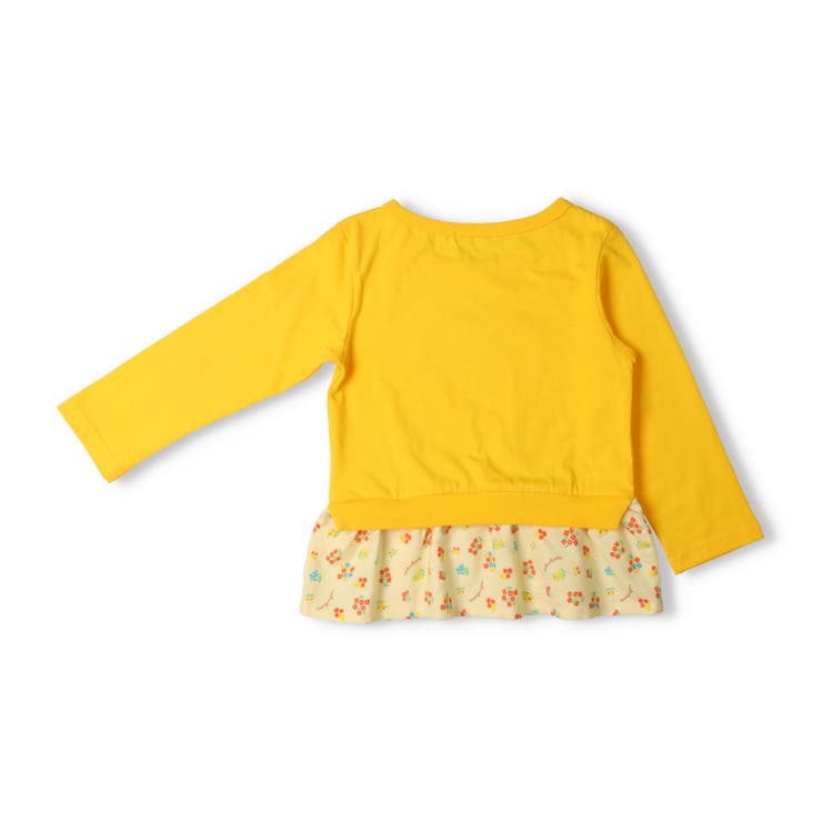 レースハート裾小花柄切替長袖Ｔシャツ | こどもの森e-shop | 詳細画像4 