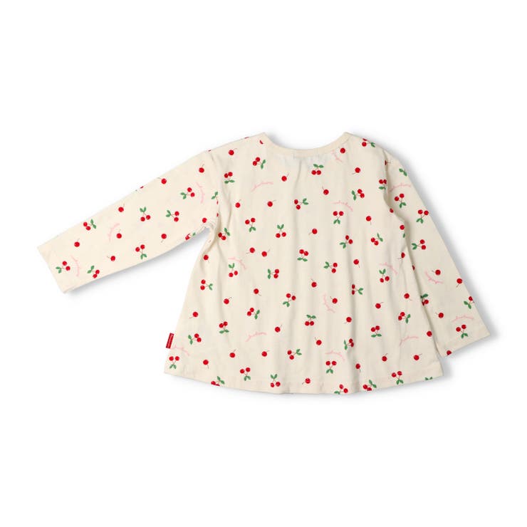 チェリー総柄長袖Ｔシャツ | こどもの森e-shop | 詳細画像2 
