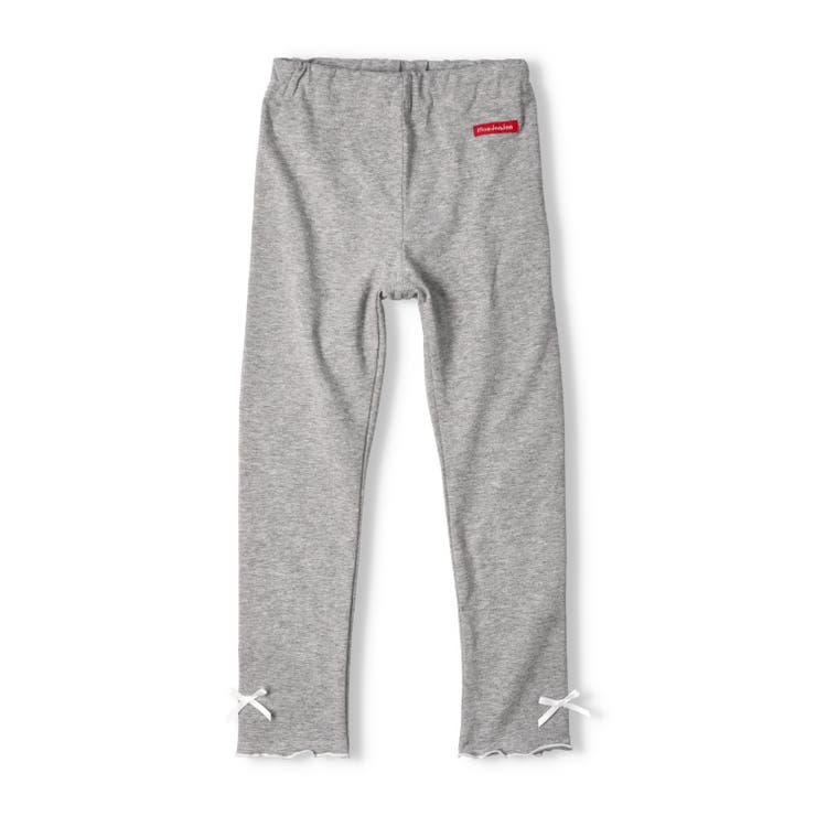 子供服moujonjon(ムージョンジョン)裾リボン付きレギンス80cm～140cmM6500