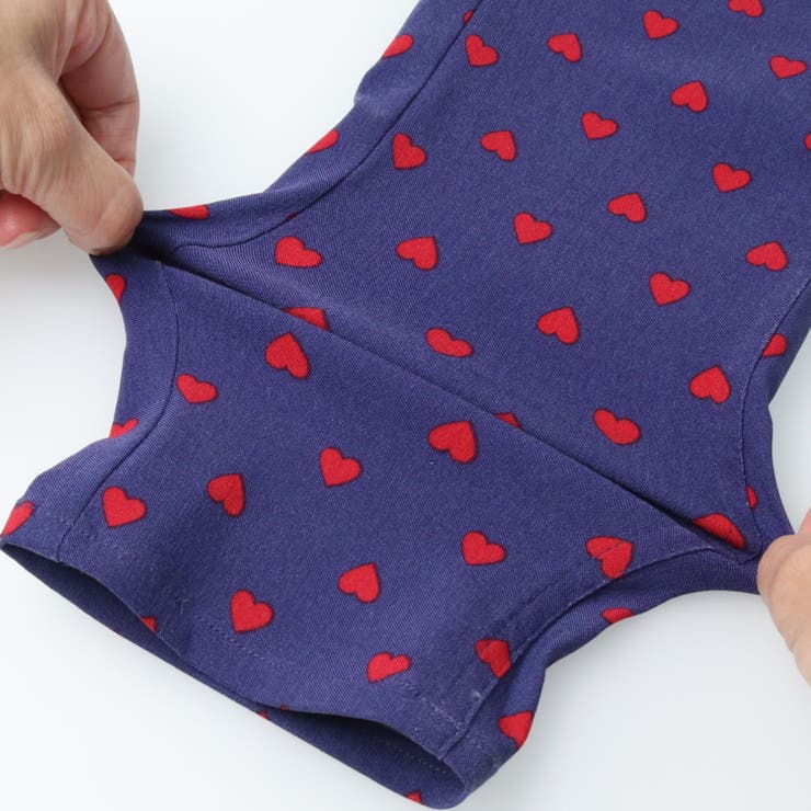 ハート総柄のびのびツイル長パンツ | こどもの森e-shop | 詳細画像6 