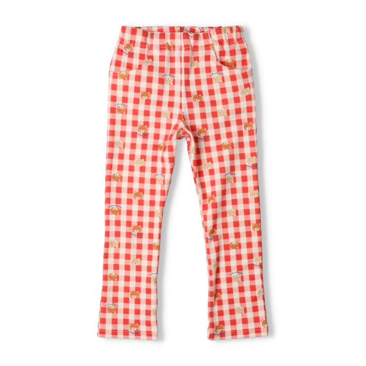 くま・うさぎ総柄フライス長パンツ | こどもの森e-shop | 詳細画像2 