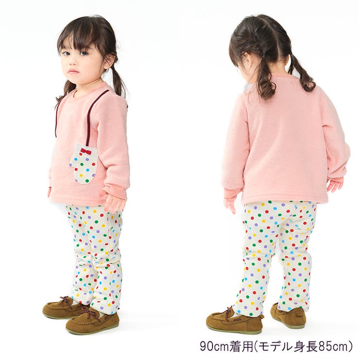 ドット・チェック柄爆温裏起毛長パンツ | こどもの森e-shop | 詳細画像11 