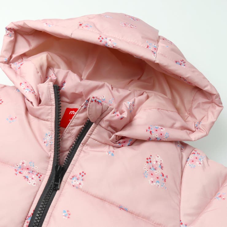 無地切替・小花柄中綿ジャケット | こどもの森e-shop | 詳細画像4 