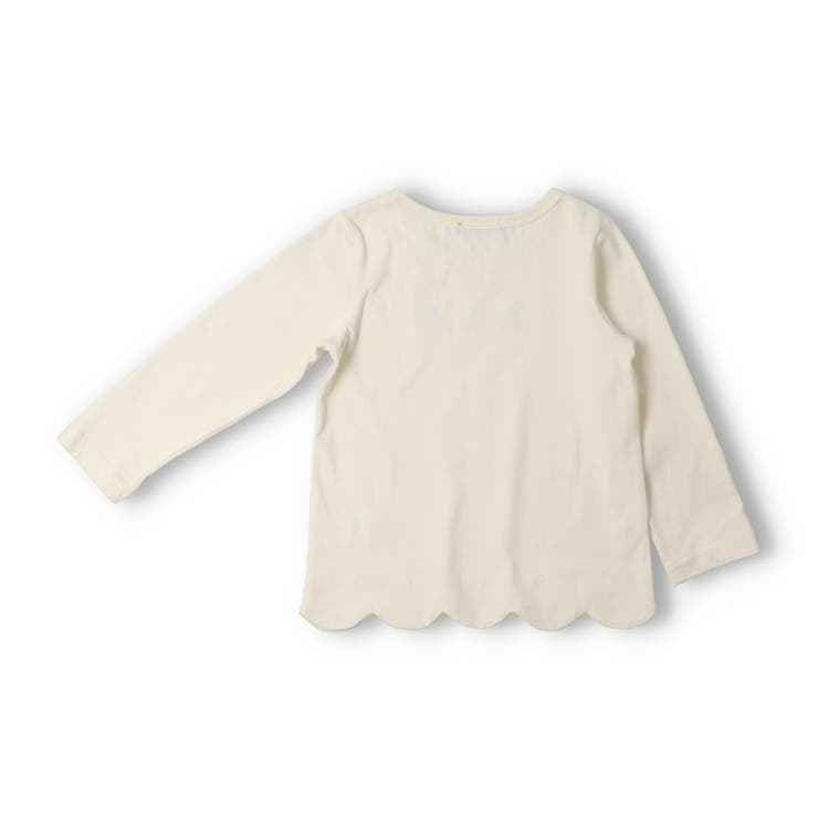 さくらんぼ・ハート裾スカラップ長袖Ｔシャツ | こどもの森e-shop | 詳細画像2 