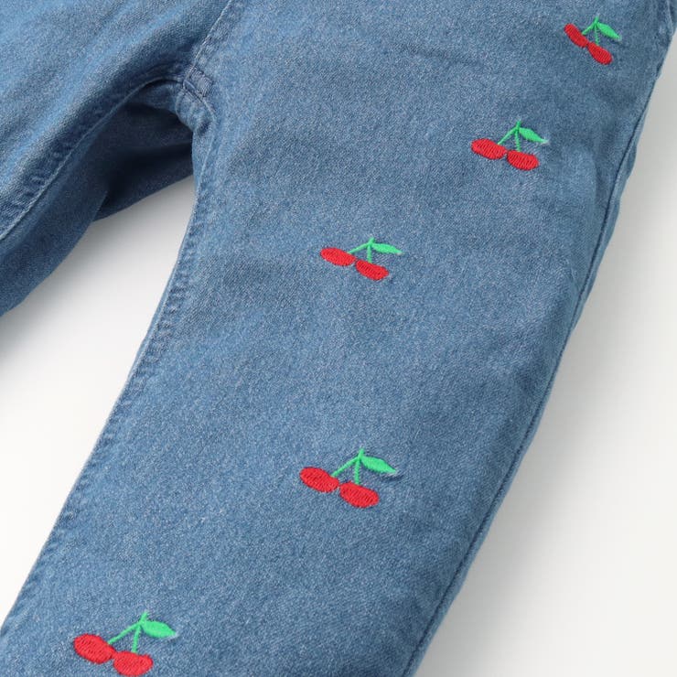 さくらんぼ刺繍デニムパンツ | こどもの森e-shop | 詳細画像5 