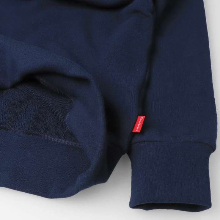 子供服moujonjon(ムージョンジョン)【WEB限定】【大人サイズ】のびふわ裏毛ロゴ刺繍トレーナーM8665