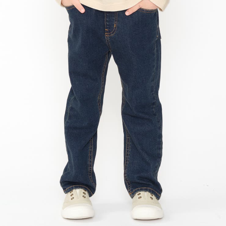 【子供服】moujonjon(ムージョンジョン)ストレート・テーパードデニムパンツ90cm～140cmM87000