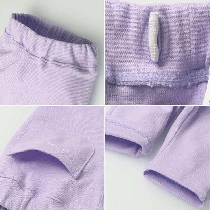 【子供服】moujonjon(ムージョンジョン)日本製リップルフライス6分丈ハーフパンツ80cm～140cmM87150