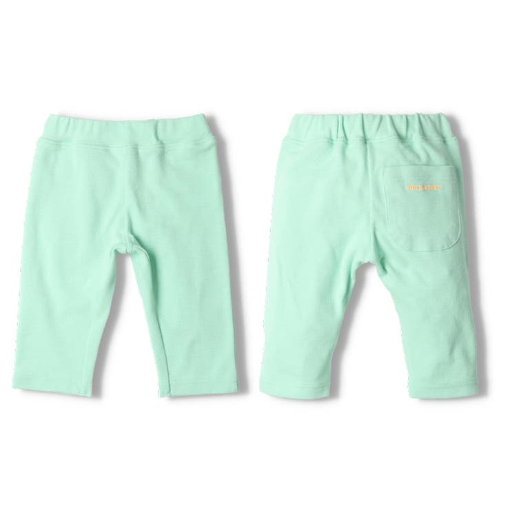 【子供服】moujonjon(ムージョンジョン)日本製リップルフライス6分丈ハーフパンツ80cm～140cmM87150