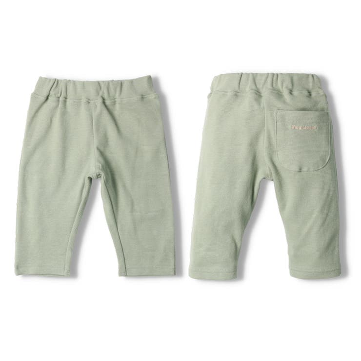 【子供服】moujonjon(ムージョンジョン)日本製リップルフライス6分丈ハーフパンツ80cm～140cmM87150