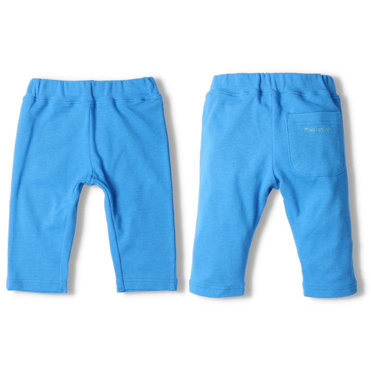【子供服】moujonjon(ムージョンジョン)日本製リップルフライス6分丈ハーフパンツ80cm～140cmM87150