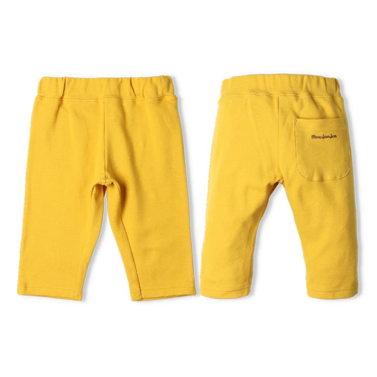 【子供服】moujonjon(ムージョンジョン)日本製リップルフライス6分丈ハーフパンツ80cm～140cmM87150