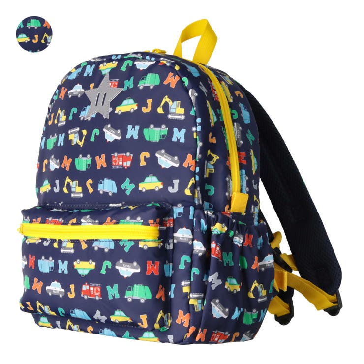 BABYMILO キャラクター柄リュック 青 BABYMILO サンリオ ナップサック コラボ 限定 青 ブルー