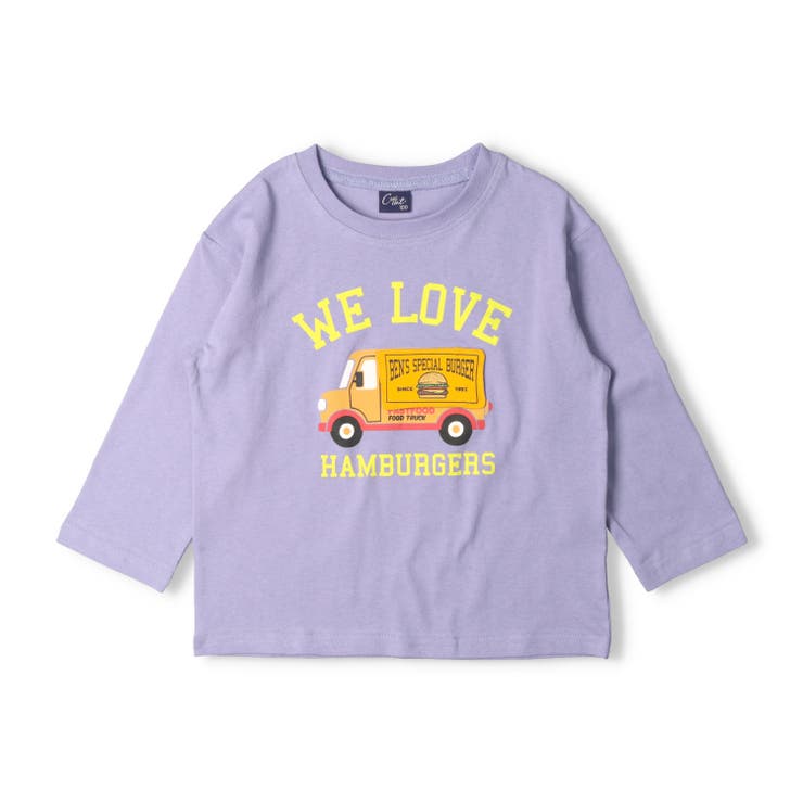 子供服crescent(クレセント)トラック車仕掛け付き長袖Ｔシャツ80cm～130cmN1480