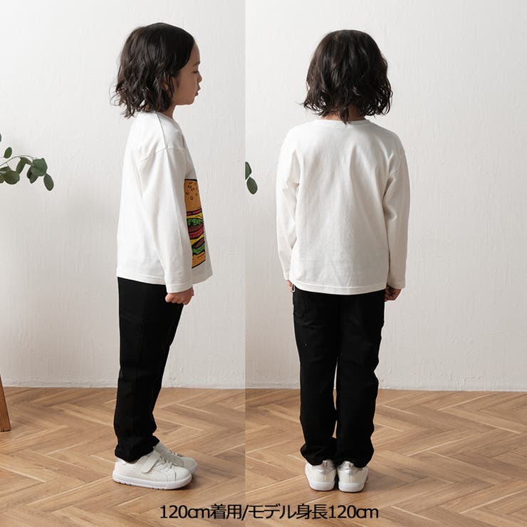 ハンバーガープリント長袖Ｔシャツ | こどもの森e-shop | 詳細画像8 